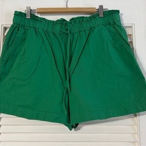 LOFT High Waist Green Women's Shorts